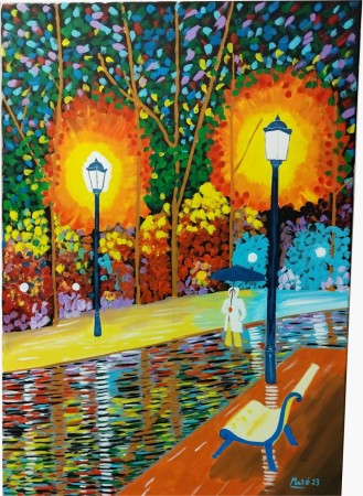 COME PIOVE (100 X 70)